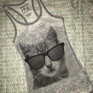 Graphic tank top- XS - never worn